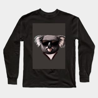 Koala with Sunglasses Long Sleeve T-Shirt